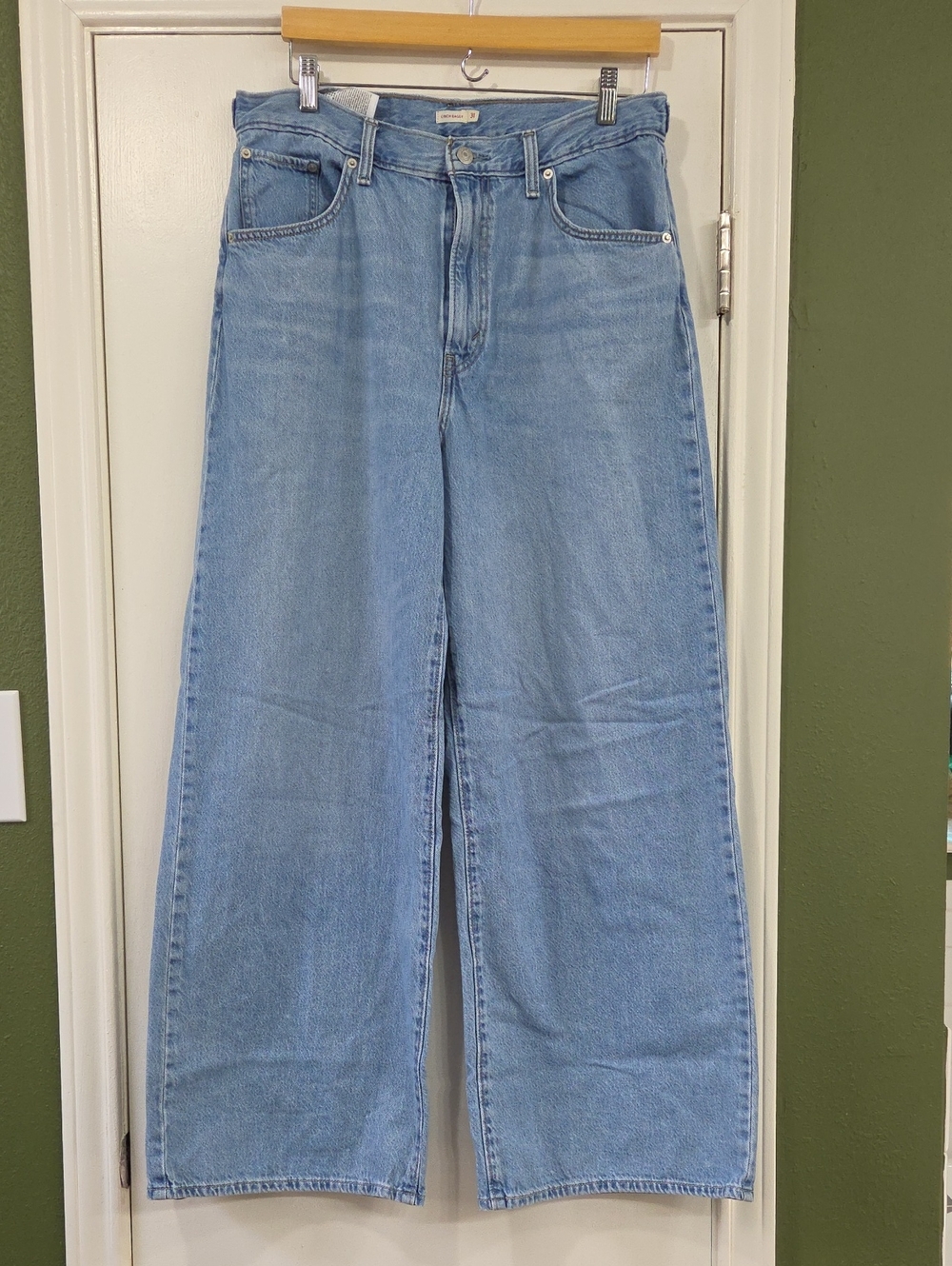 Levi's Light Blue Wide Leg Jeans